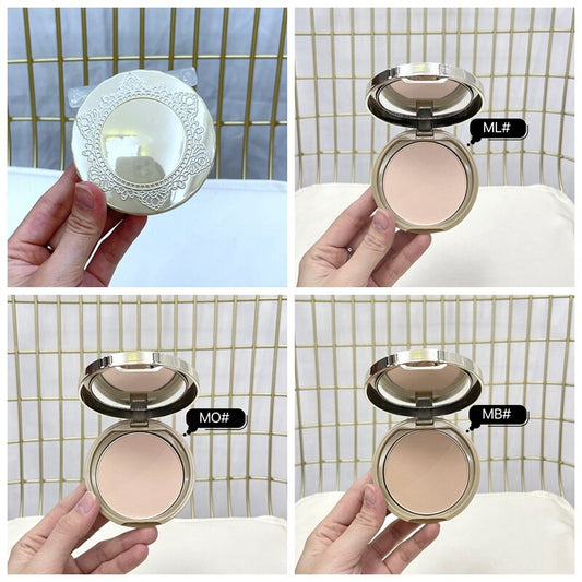 Face Pressed Powder Foundation Full Coverage Long Lasting Oil Control Natural Face Makeup