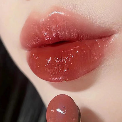 Solid Jelly Lipstick Crystal Lip Balm Water Wave Mirror Lip